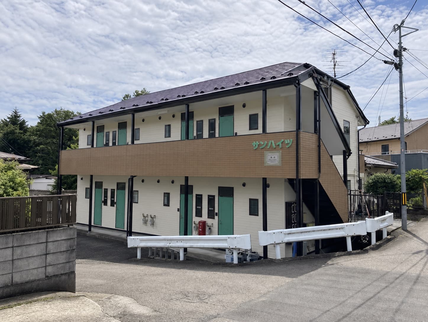 サンハイツの外観（施工後）